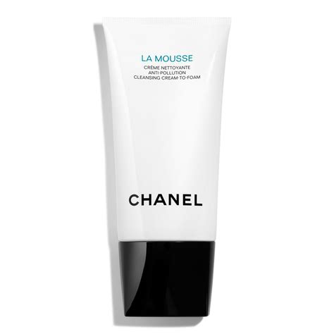 chanel cleaning|chanel anti pollution cleansing cream to foam.